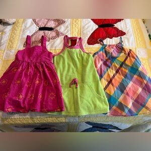 14 Colorful Girls' Dresses Bundle
